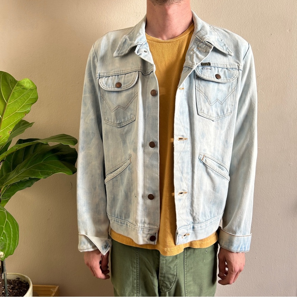 70's Wrangler "No Fault" Denim Jacket - image 1